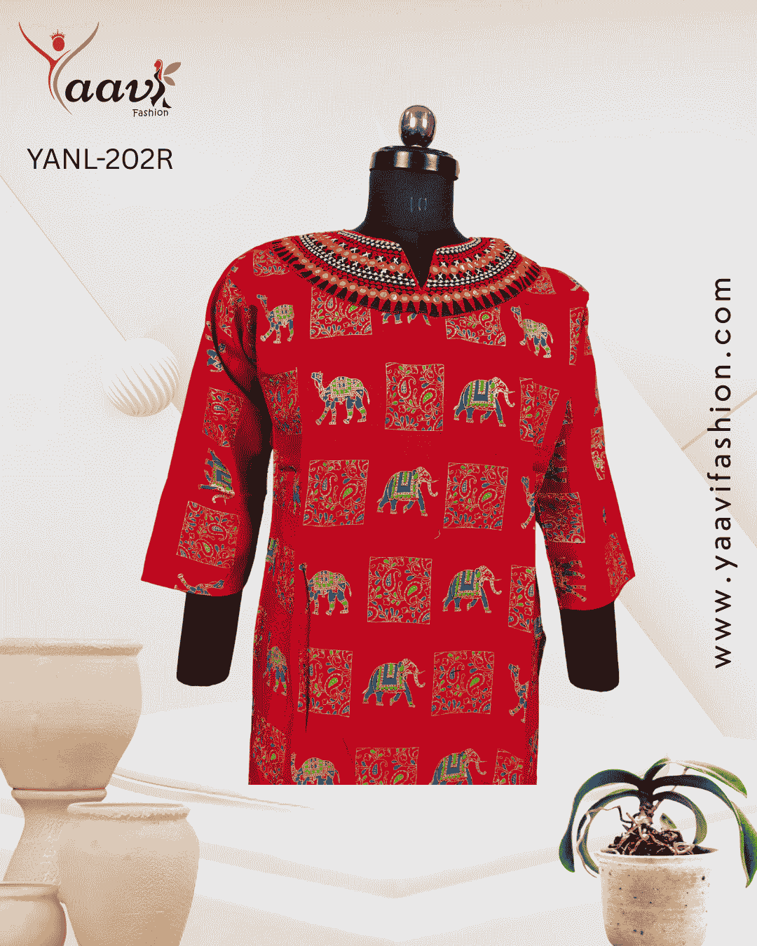 Kurti Top YANL-202R - Image 2