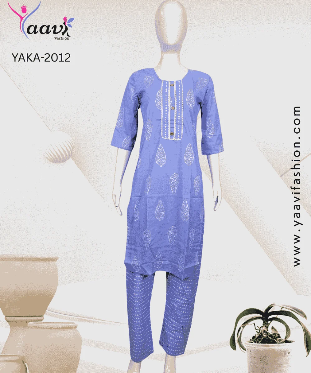 Kurti and Pant YAKA-2012