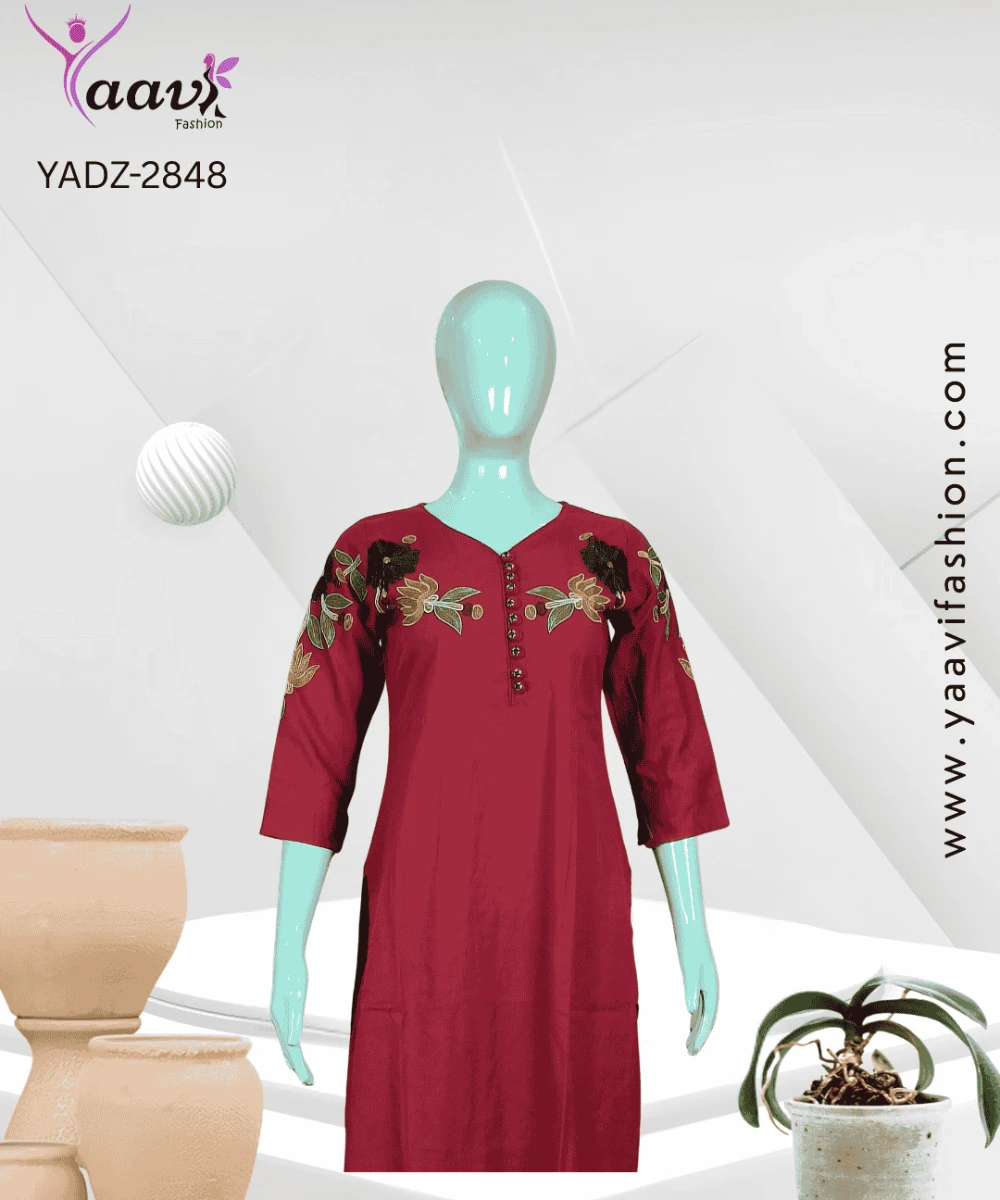 Kurti, Pant and Dupatta-YADZ-2848 - Image 3