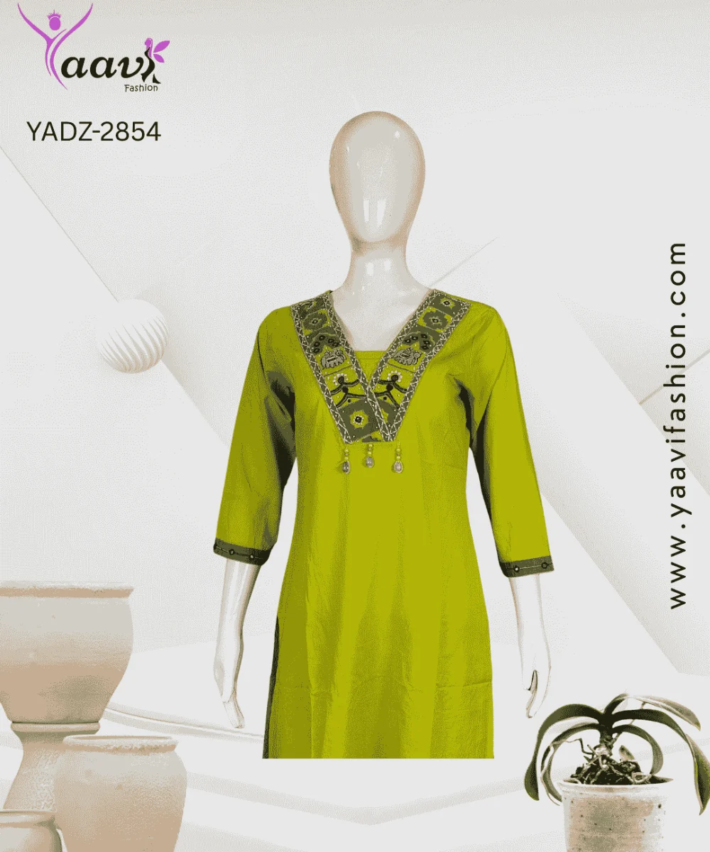 Kurti, Pant and Dupatta-YADZ-2854 - Image 3