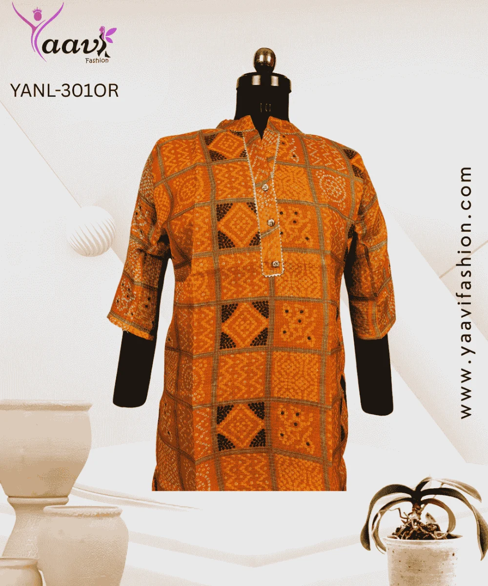 Kurti Top YANL-301OR - Image 2