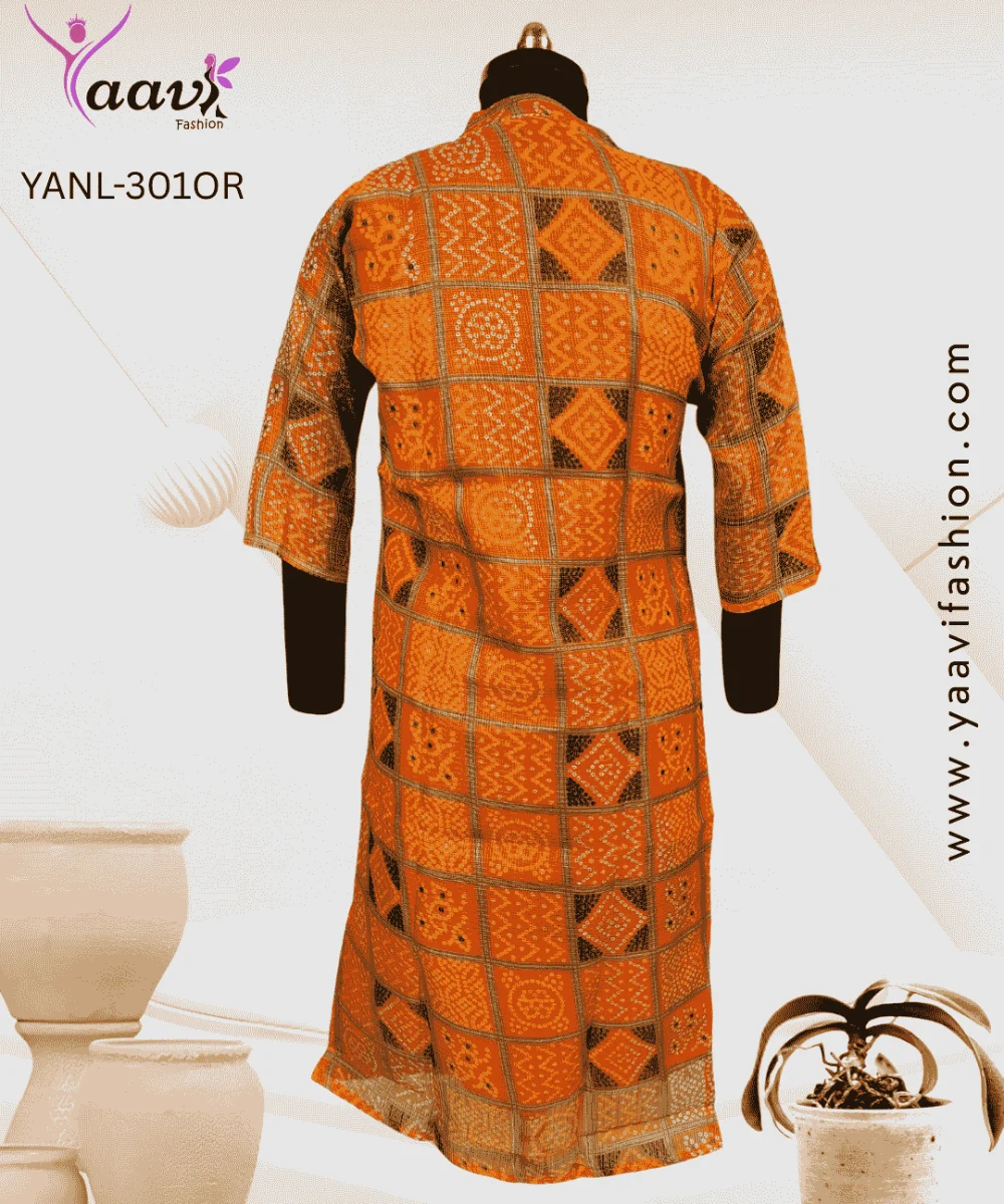 Kurti Top YANL-301OR - Image 3