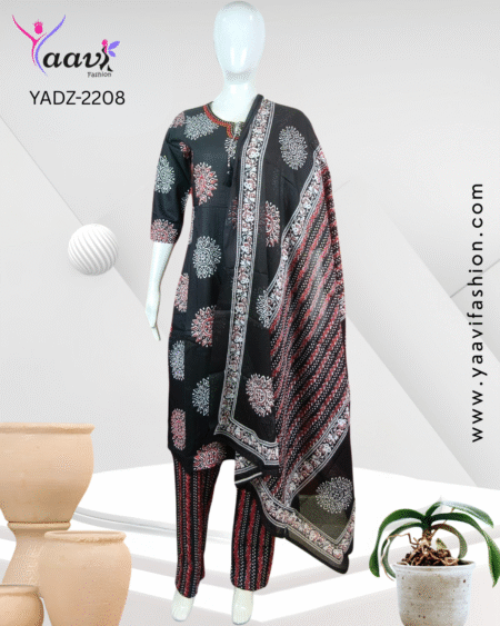 Kurti, Pant And Dupatta-YADZ-2208