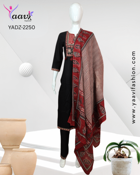 Kurti, Pant And Dupatta-YADZ-2250