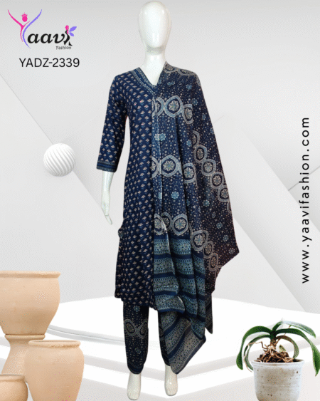 Kurti, Pant And Dupatta-YADZ-2339