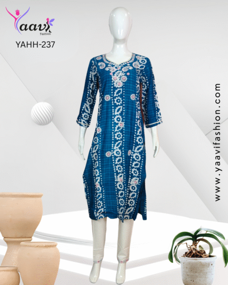 Kurti And Pant-YAHH-237