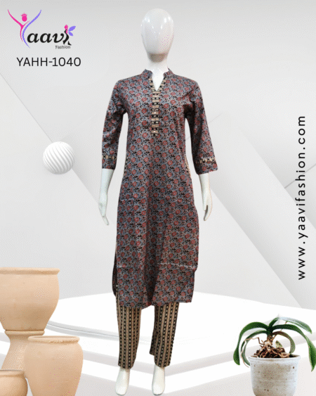 Kurti And Pant-YAHH-1040