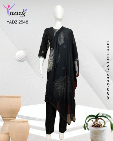 Kurti, Pant And Dupatta-YADZ-2548