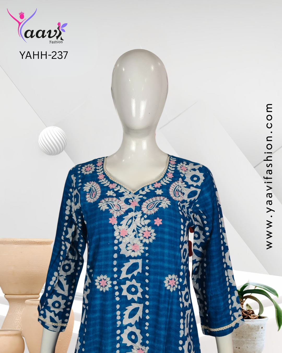 Kurti And Pant-YAHH-237 - Image 3